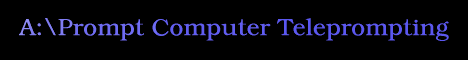 aprompt computer teleprompting logo