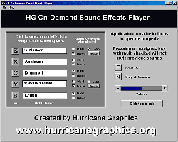 HG On-Demand Sound Effects Player
